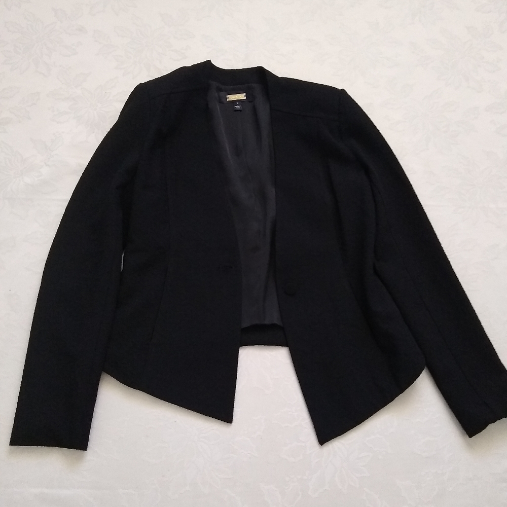 Greylin Anthropologie textured tuxedo blazer jacket